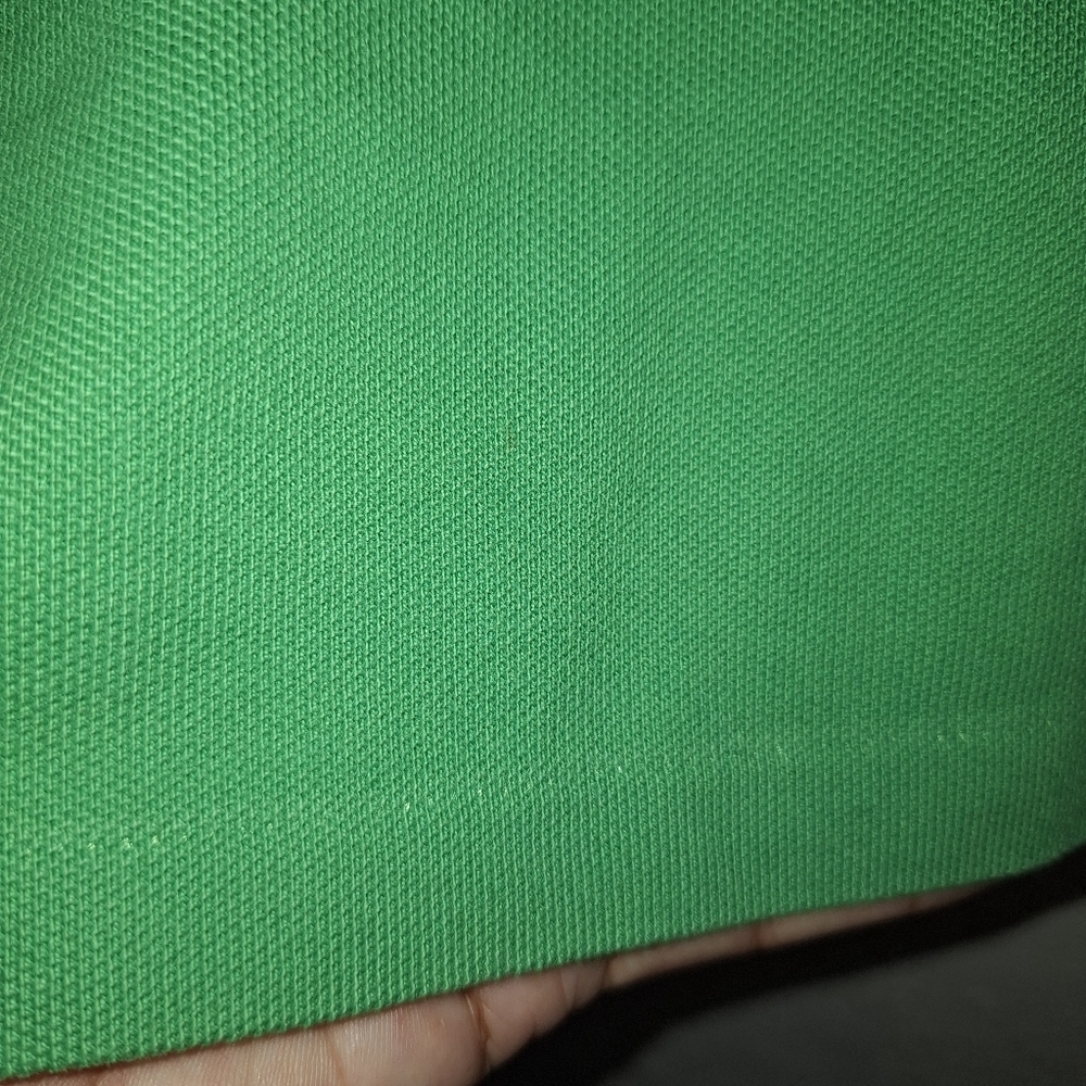 Polo Ralph Lauren Green Pink Logo Essential Polo Dress Shirt - XL - Picture 8 of 10